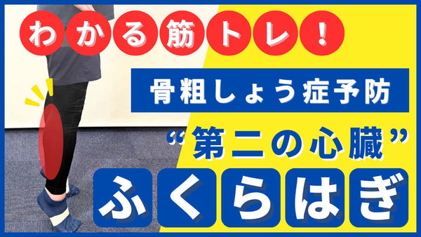 【骨粗鬆症予防】第二の心臓ふくらはぎを鍛えるカーフレイズがなぜ骨密度維持向上に良いのか？